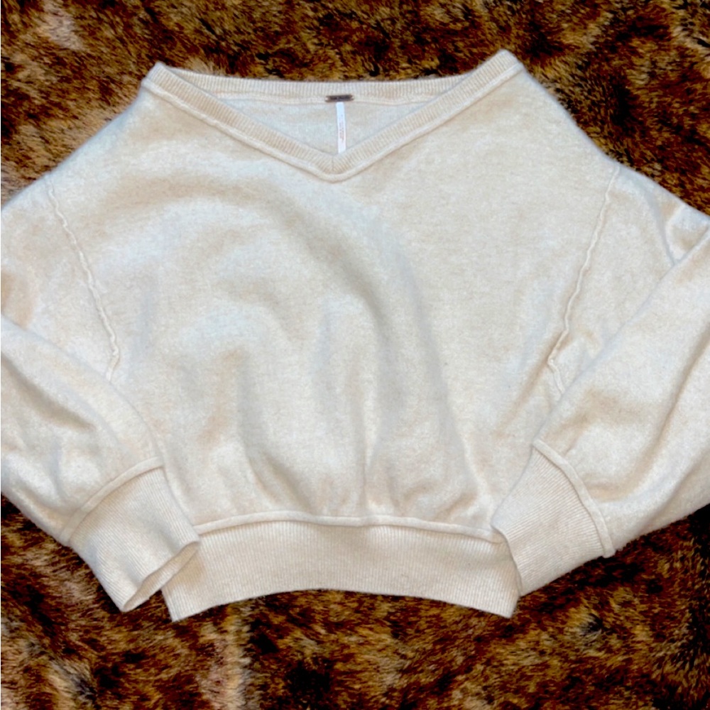 Free people crop sweater